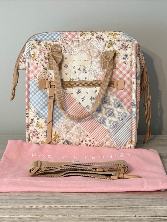 Poppy & Peonies Handbags - Poppy & Peonies Country Picnic Patchwork Lunch Bag